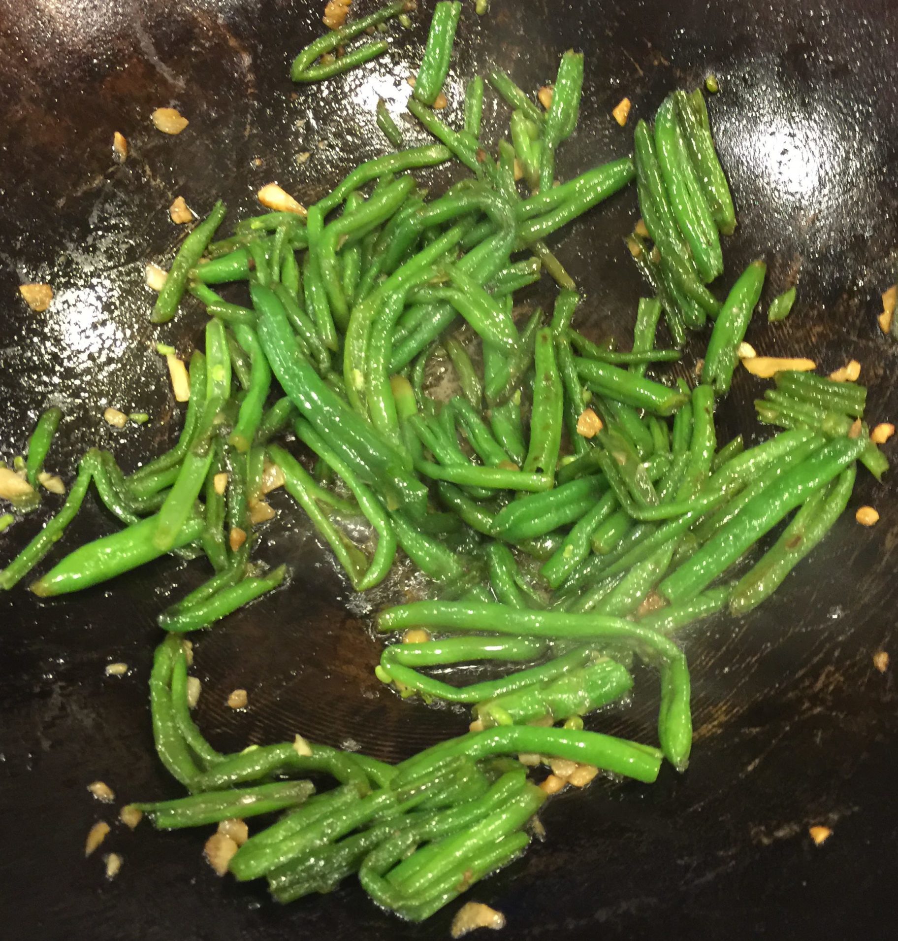 Charred Green Beans with Herbs Recipe First...you have a beer