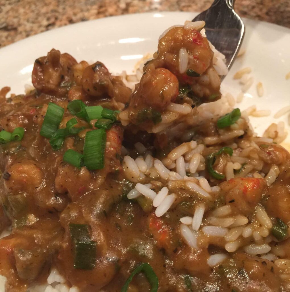 Crawfish Étouffée over Rice