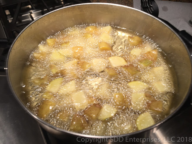 Frying Brabant Potatoes
