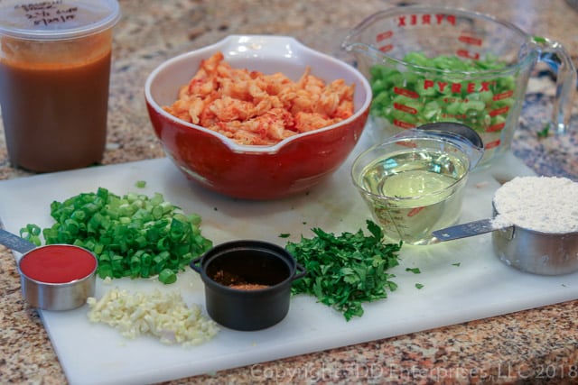 Crawfish Bisque Ingredients