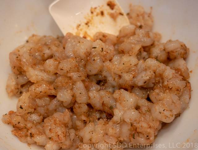 Chopped Shrimp with Creole Seasoning