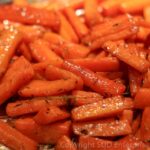 Sweet Carrots-2 Roasted carrots with cane syrup and thyme