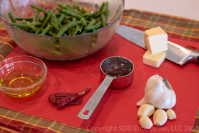 Sweet N Savory Green Beans Ingredients