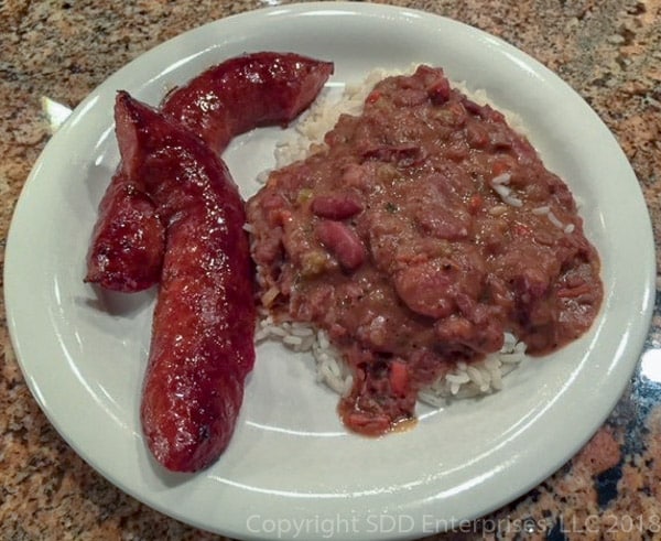 Red Beans and Rice with Smoked Sausage
