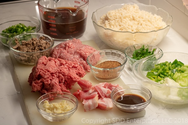 Dirty rice ingredients