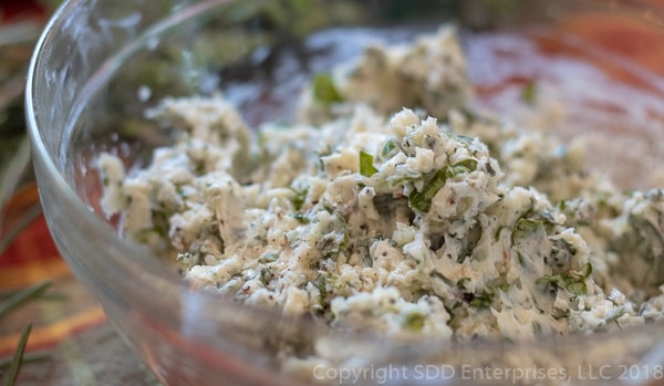 Herb butter paste for herb roasted turkey