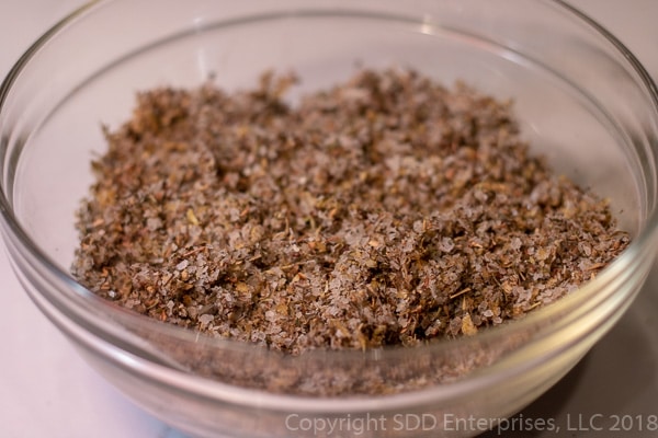 Dry brine for a herb roasted turkey