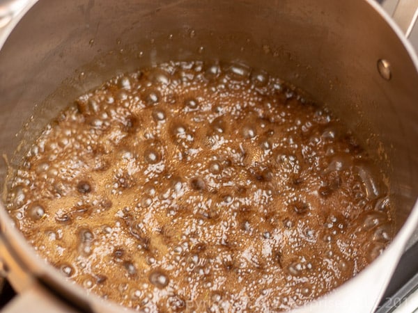 simmering sauce for double shot butternut squash