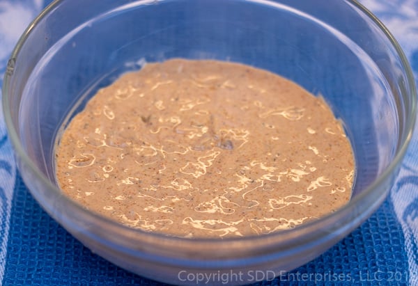 cajun thousand island dressing in a bowl