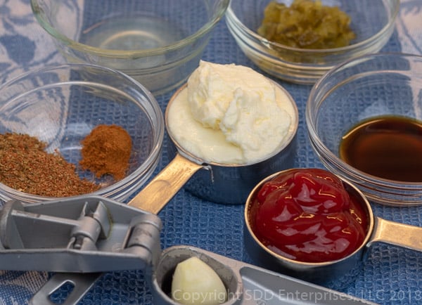 ingredients for cajun thousand island dressing