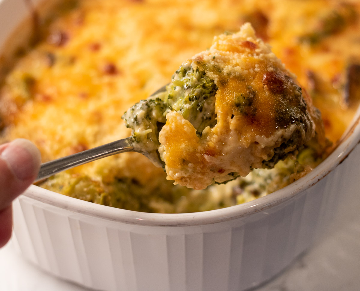 How To Make Cheesy Broccoli And Mushroom Casserole First You Have A