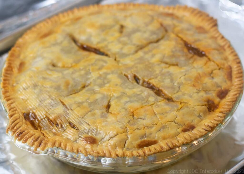 whole crawfish pie