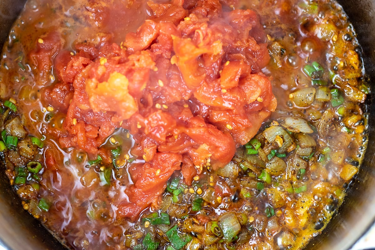 Creole Eggplant Casserole with Shrimp First...you have a beer