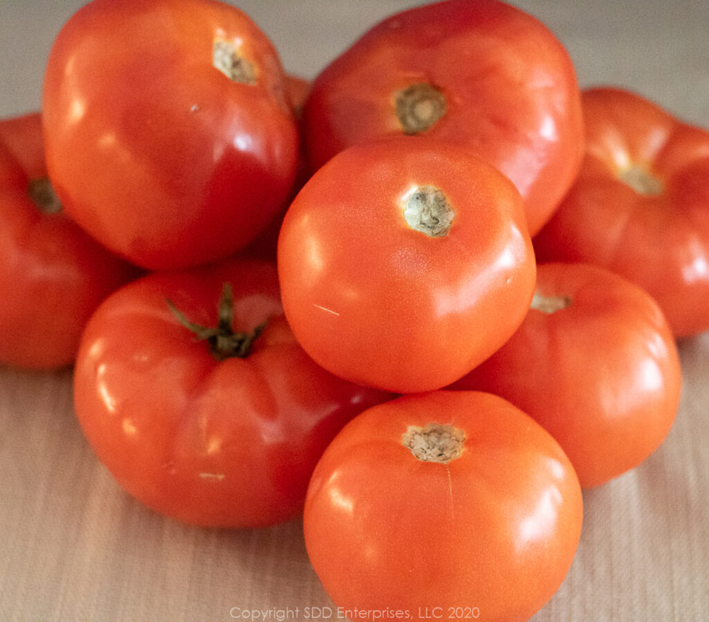 9 fresh tomatoes