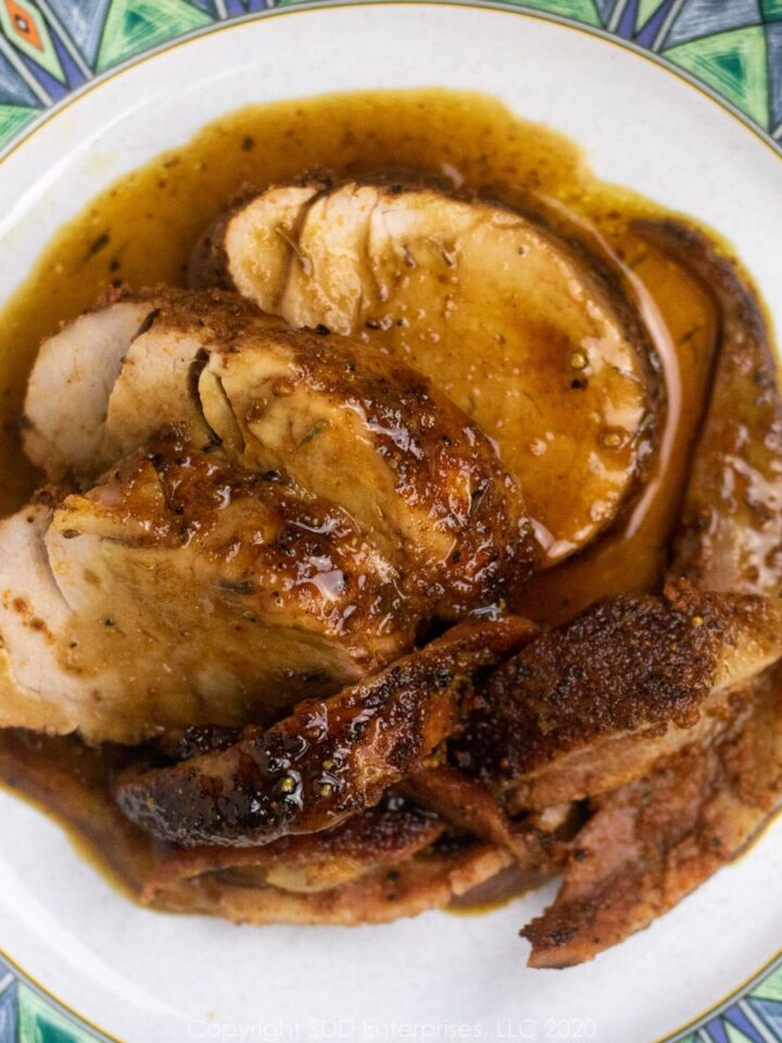 pork tenderloin with cane syrup sauce