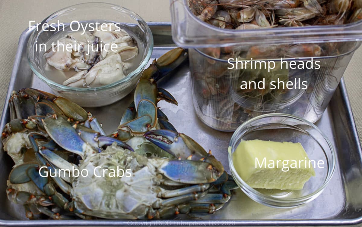 seafood ingredients for stock