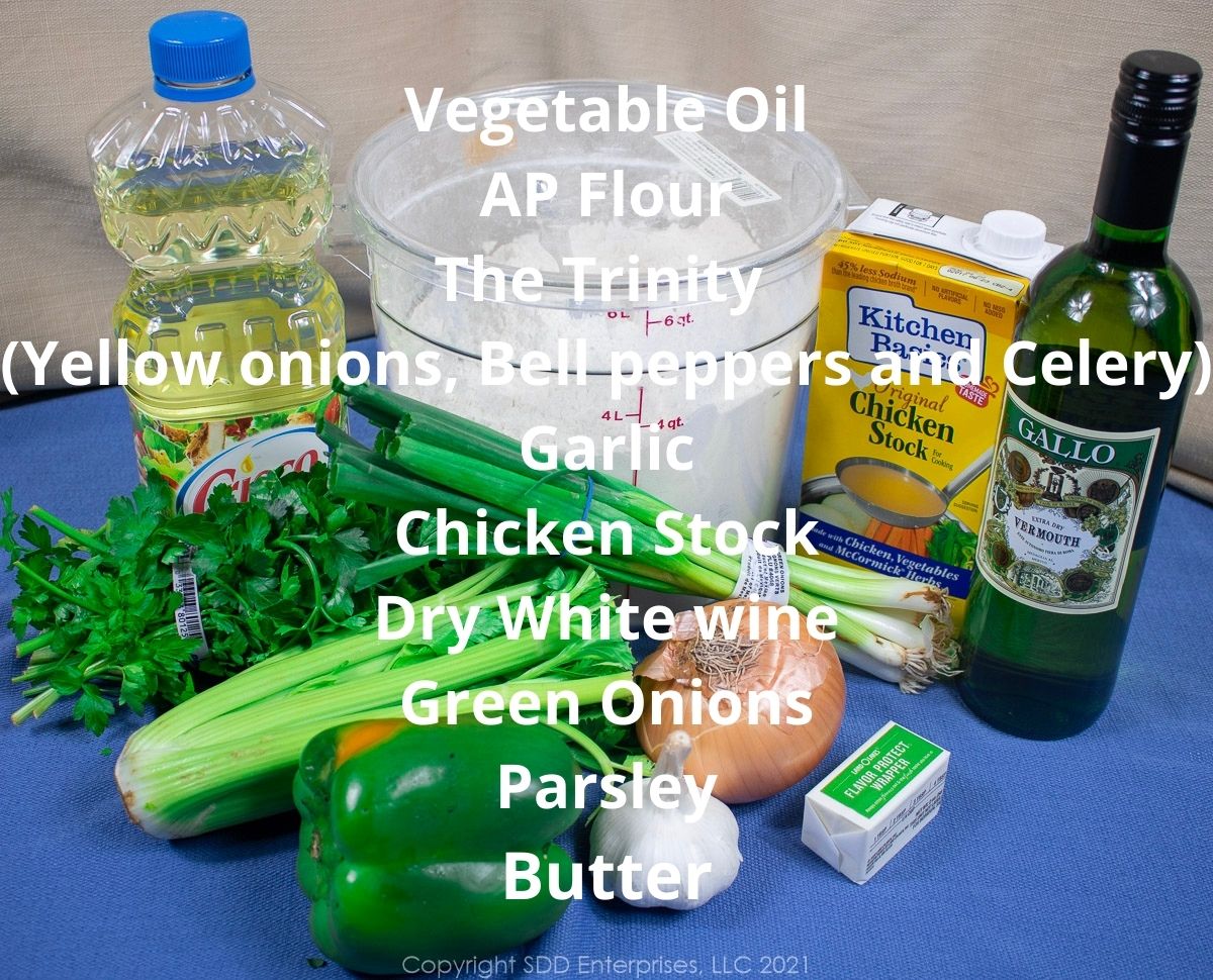 ingredients for smothered chicken