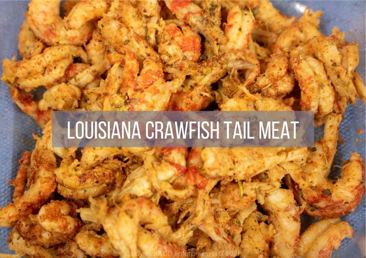 Louisiana Crawfish Tails with seasonings 