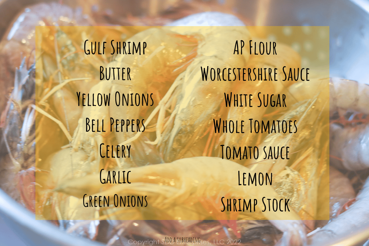 ingredients list