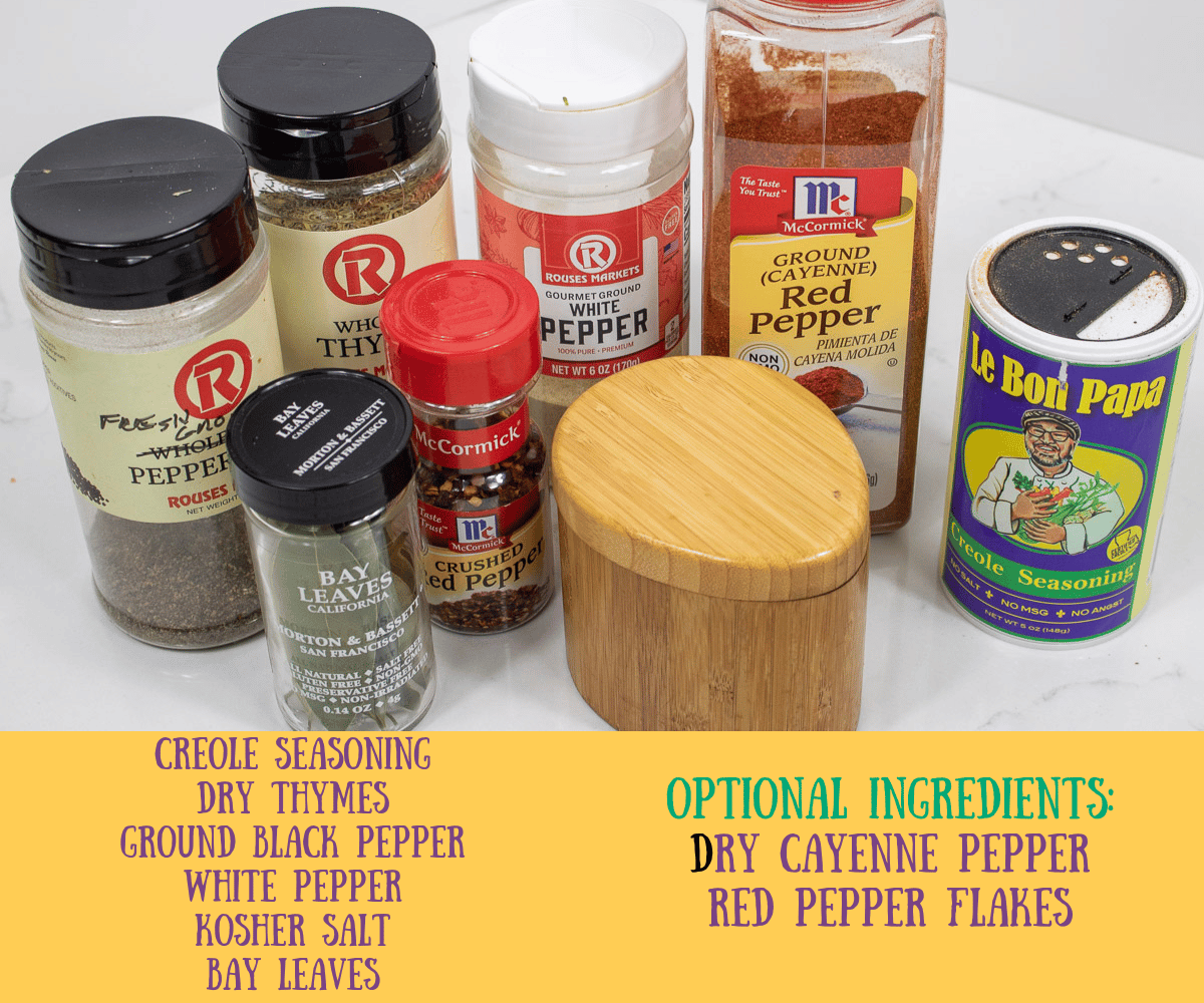 herbs and spices for sauce piquante