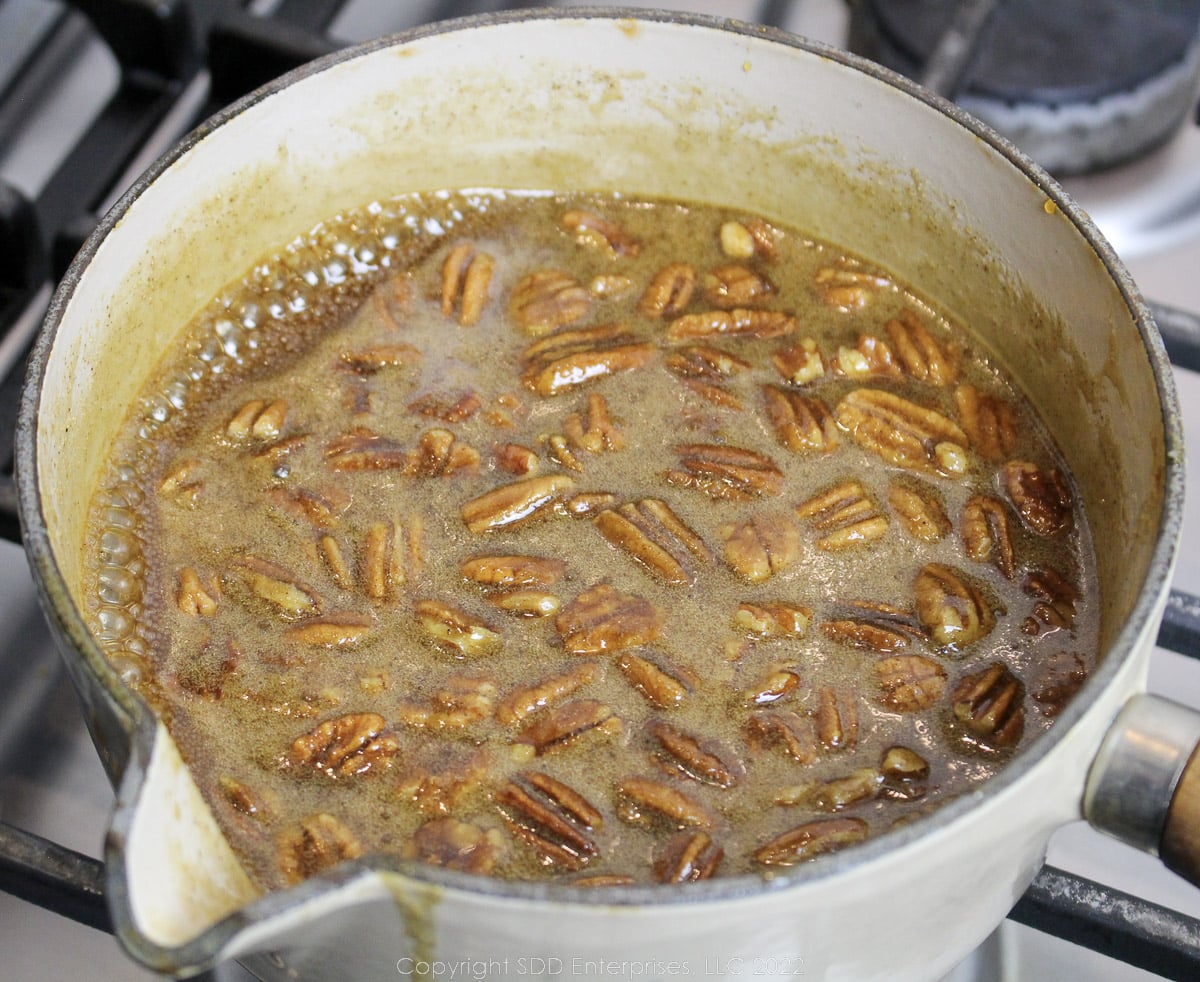 cane syrup and butter sauce