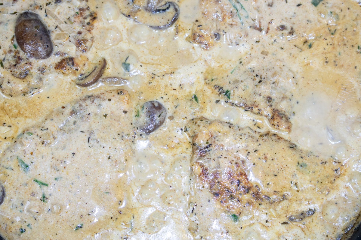 Chicken with Creamy Mushroom Sauce