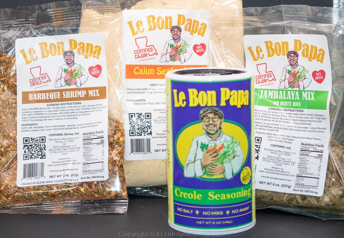 products from Le Bon Papa Seasoing