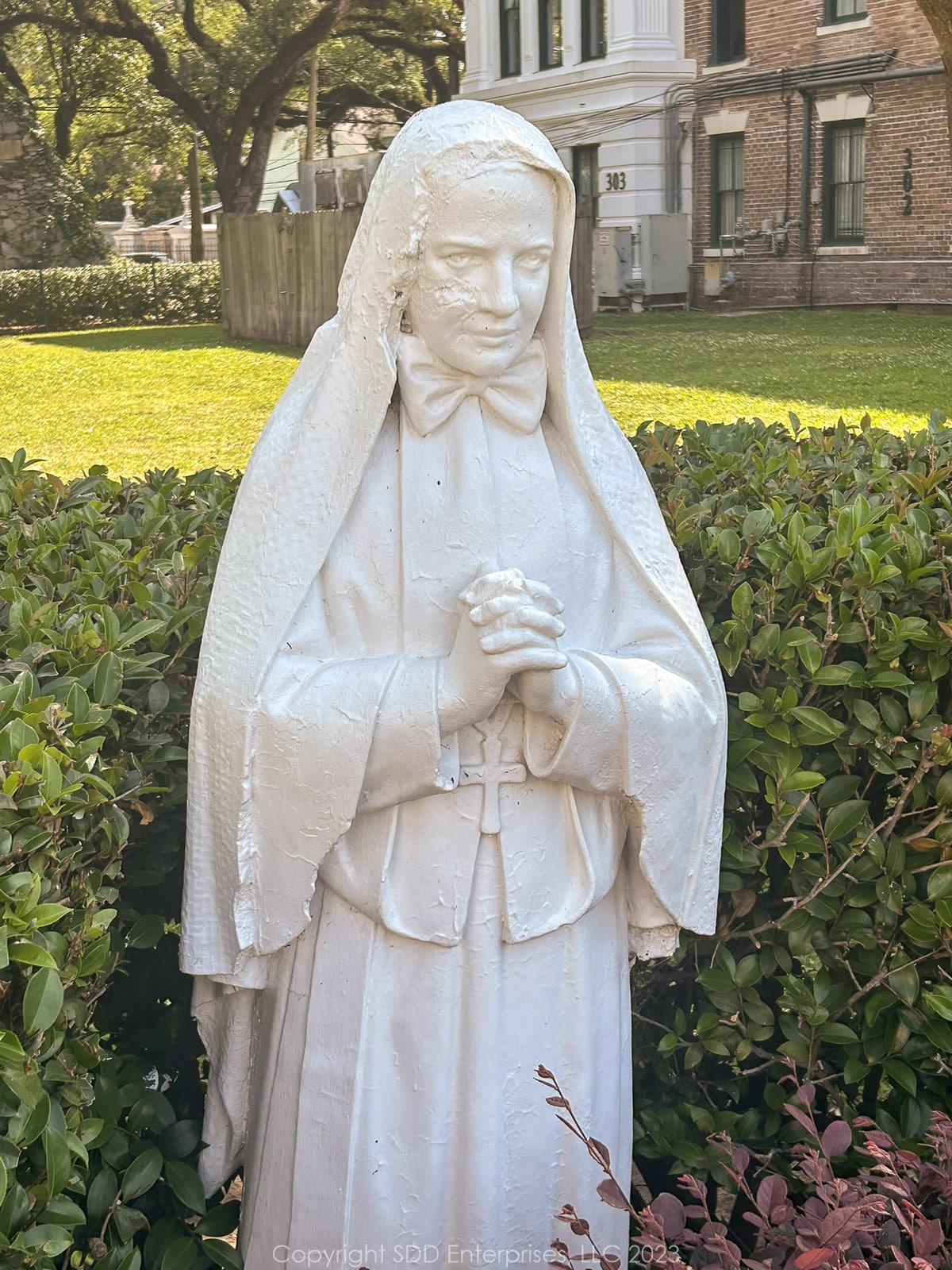 Mother Francis Xavier Cabrini statue.