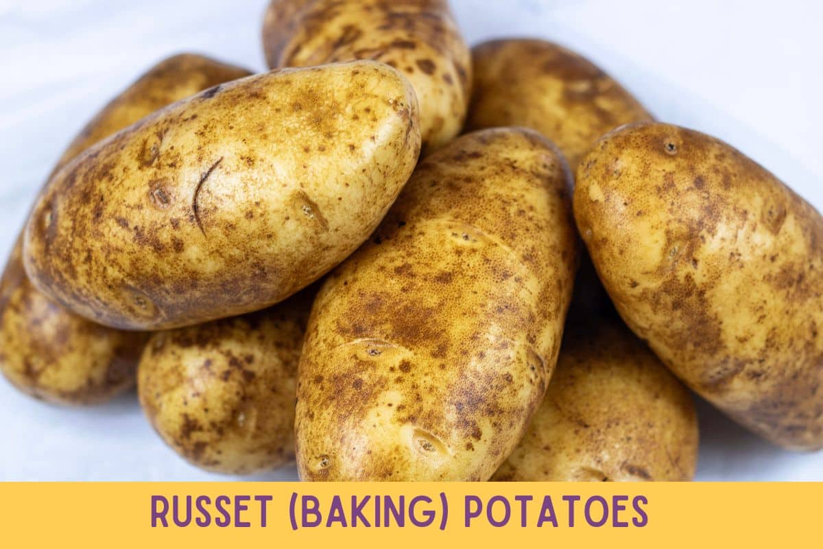 russet potatoes.