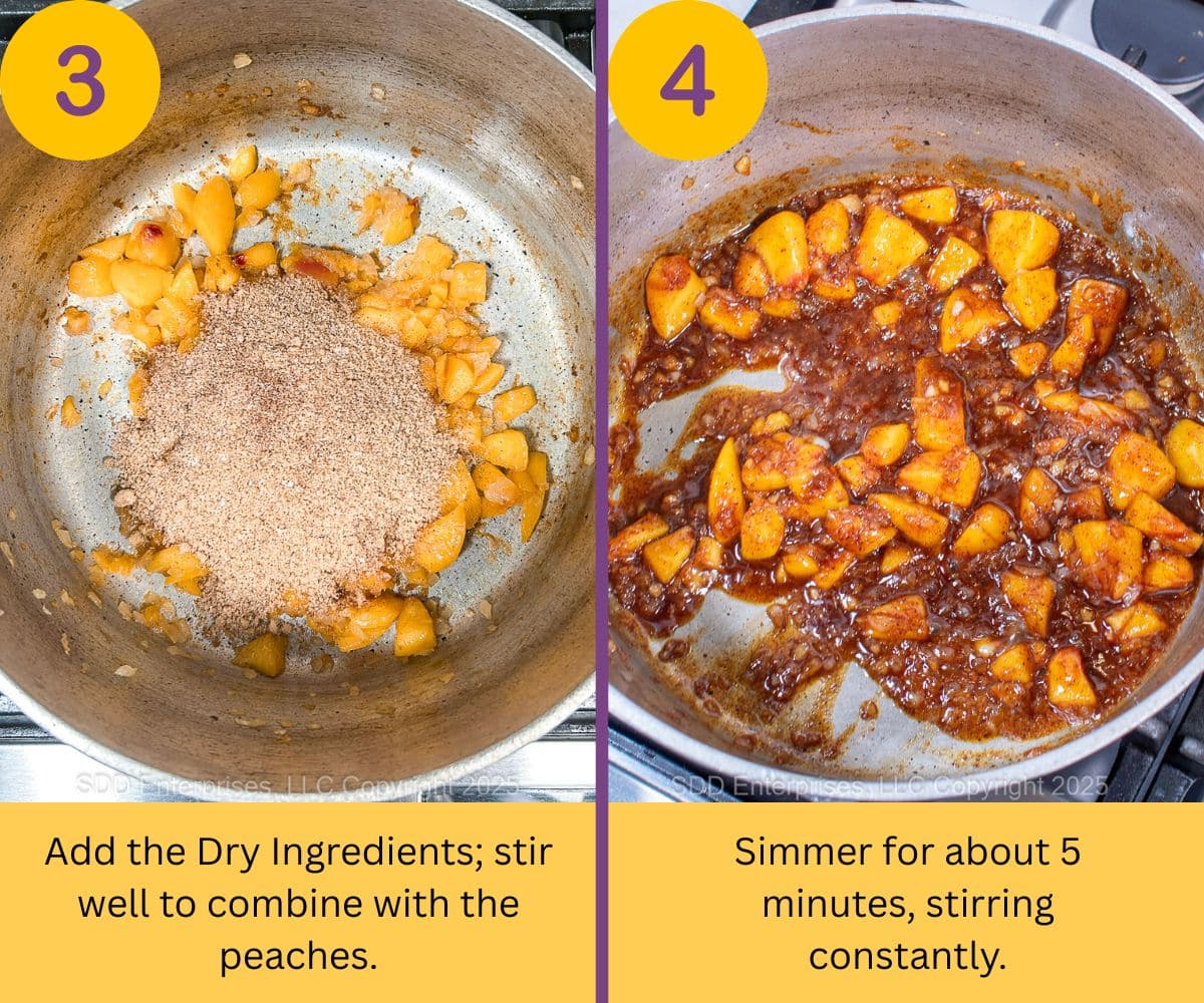 Steps to prepare Peach BBQ Sauce.
