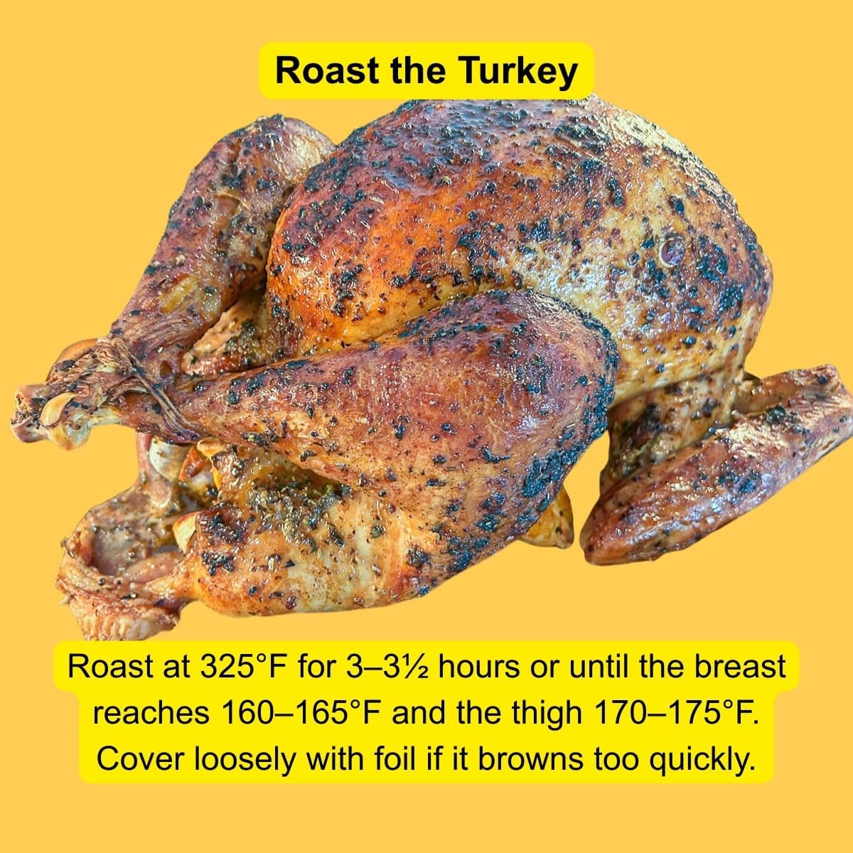 A roasted Herb Roasted Turkey.